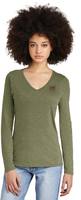 District Women's Perfect Tri Long Sleeve V-Neck Tee