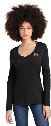 District Women's Perfect Tri Long Sleeve V-Neck Tee