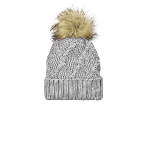 New Era Faux Fur Pom Beanie